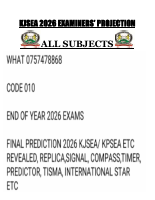 📕KJSEA 2026 EXAMINER PROJECTION..pdf